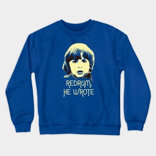 Redrum, He Wrote (cream) Crewneck Sweatshirt